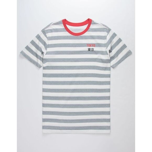 Urban outfitters neon Tokyo grey striped size medium m5 - Picture 1 of 5